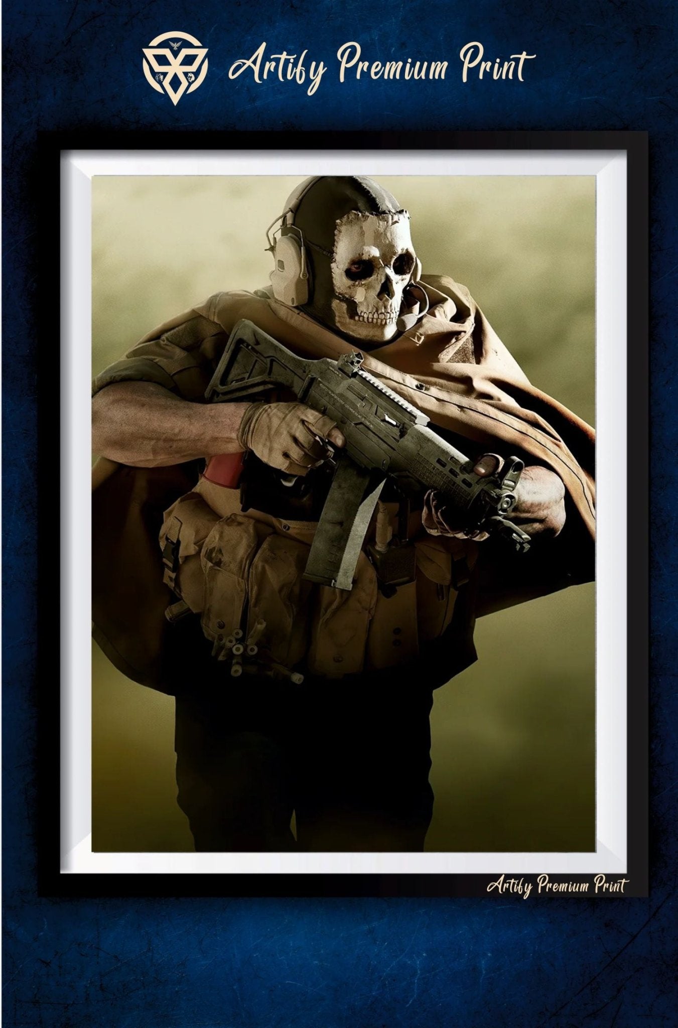 Ghost Call of Duty Poster || Games Poster | Premium Glossy Photo - Artify Premium PrintArtify Premium Print5X4Ghost Call of Duty Poster || Games Poster | Premium Glossy Photo