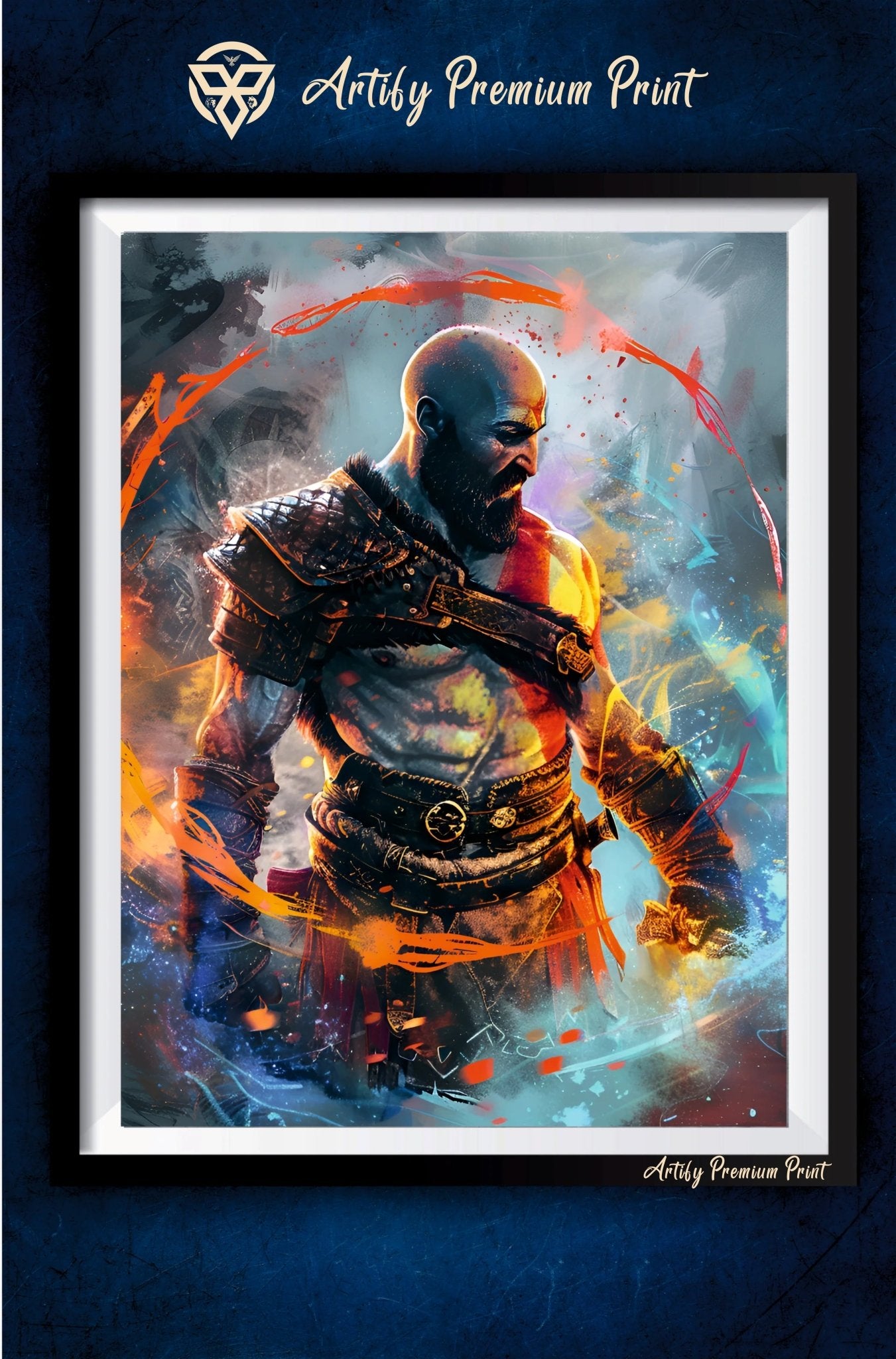 God Of War Kratos 1 Poster || Games Poster || Premium Glossy Photo - Artify Premium PrintArtify Premium Print5X7God Of War Kratos 1 Poster || Games Poster || Premium Glossy Photo
