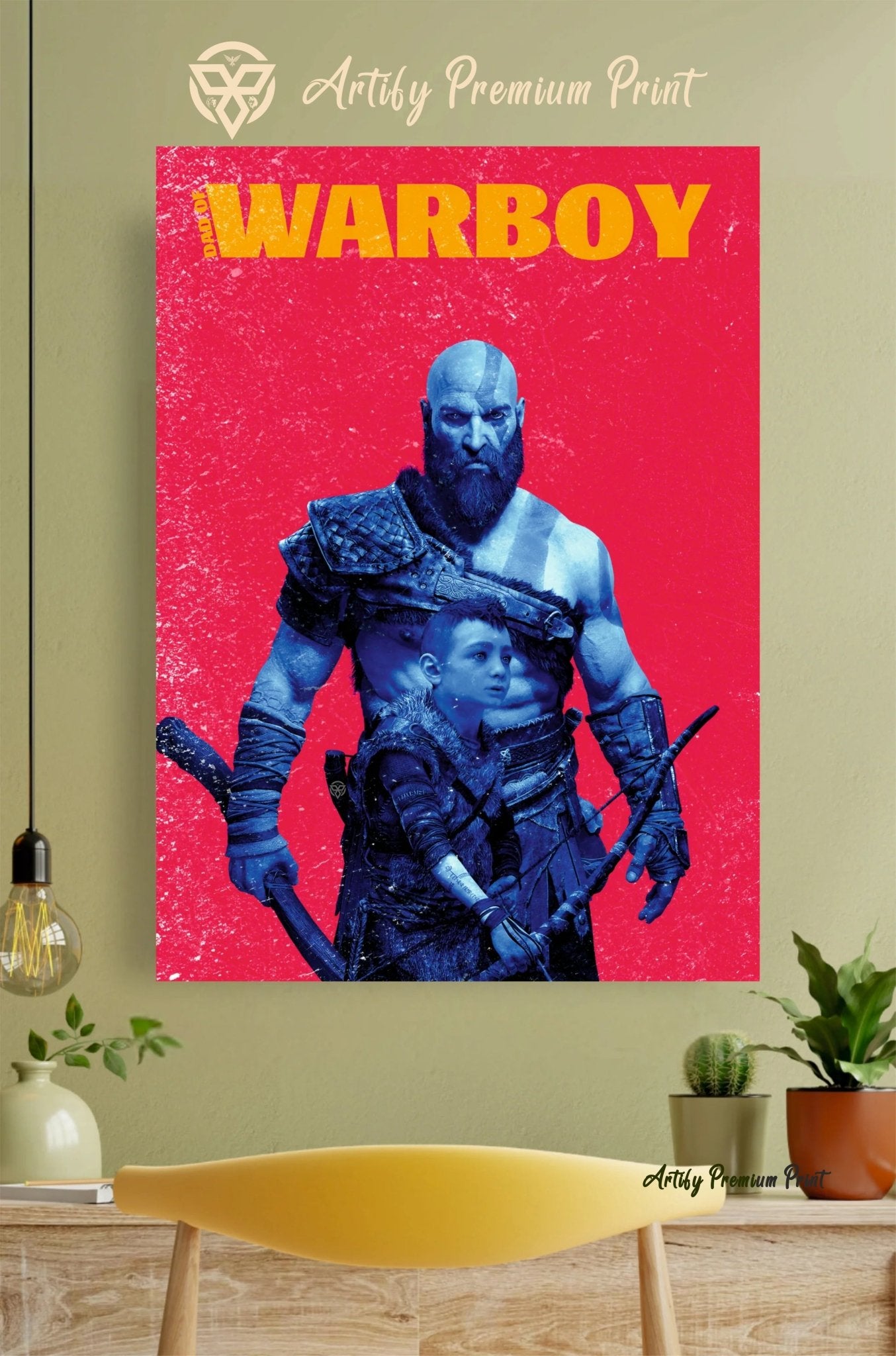God Of War Kratos and Atreus || Games Poster || Premium Glossy Photo - Artify Premium PrintArtify Premium Print5X7God Of War Kratos and Atreus || Games Poster || Premium Glossy Photo