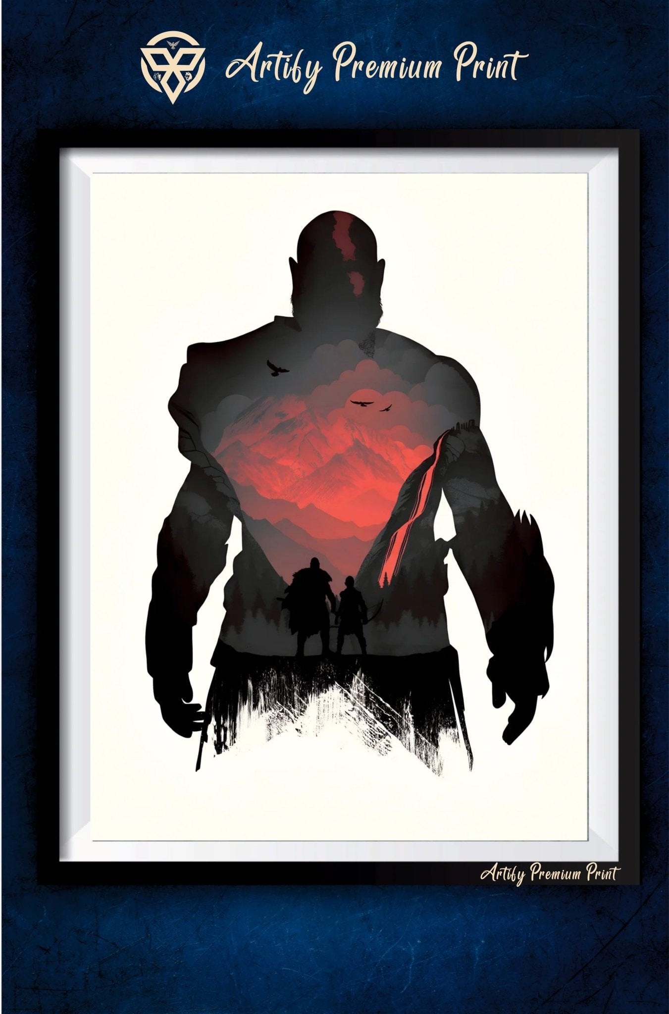 God Of War Kratos Art Poster || Games Poster - Artify Premium PrintArtify Premium Print5X7God Of War Kratos Art Poster || Games Poster