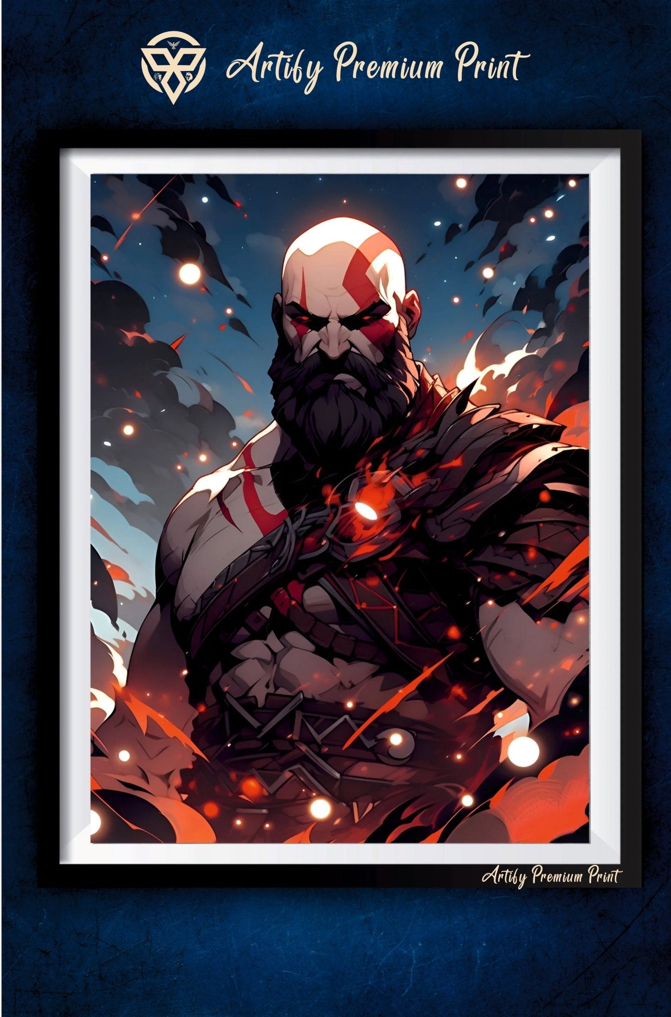 God Of War Poster || Games Poster - Artify Premium PrintArtify Premium Print5X7God Of War Poster || Games Poster