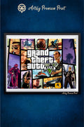 GTA 5 Banner ||GTA 5 || Games Poster || Premium Glossy Photo - Artify Premium PrintArtify Premium Print5X7GTA 5 Banner ||GTA 5 || Games Poster || Premium Glossy Photo