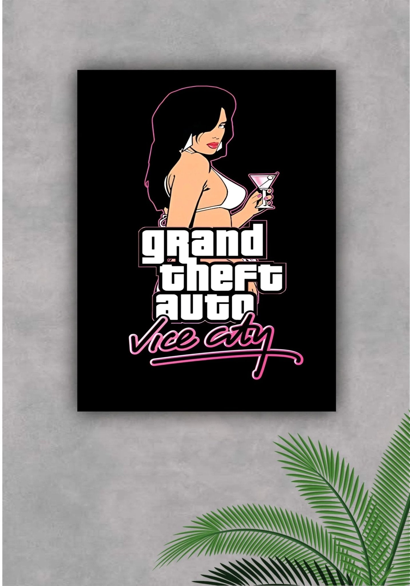 GTA Vice City Banner|| Premium Glossy Photo - Artify Premium PrintARTIFY5X7GTA Vice City Banner|| Premium Glossy Photo
