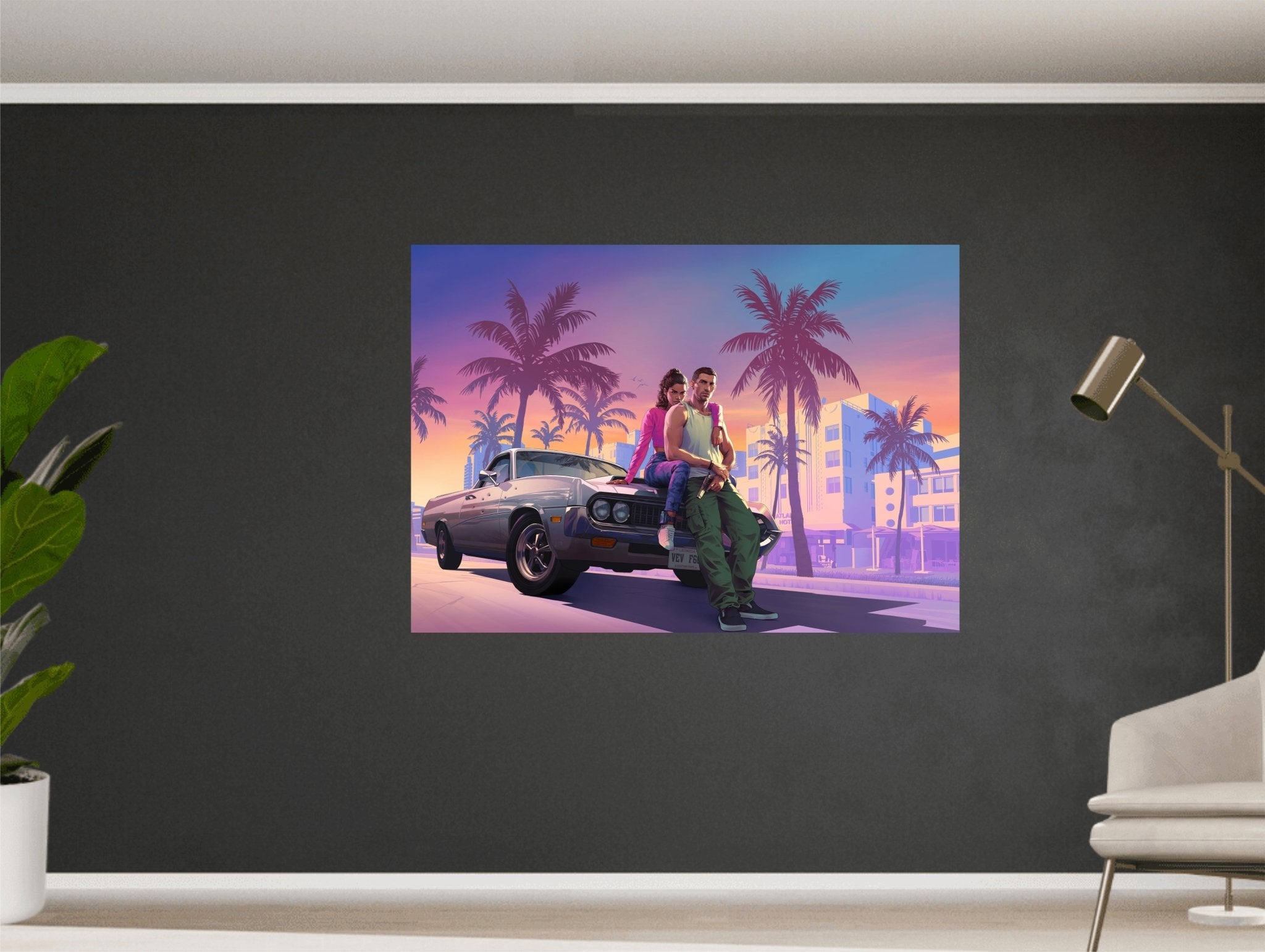 Lucia and Jason || GTA VI || Games Poster || Premium Glossy Photo - Artify Premium PrintArtify Premium Print5X7Lucia and Jason || GTA VI || Games Poster || Premium Glossy Photo
