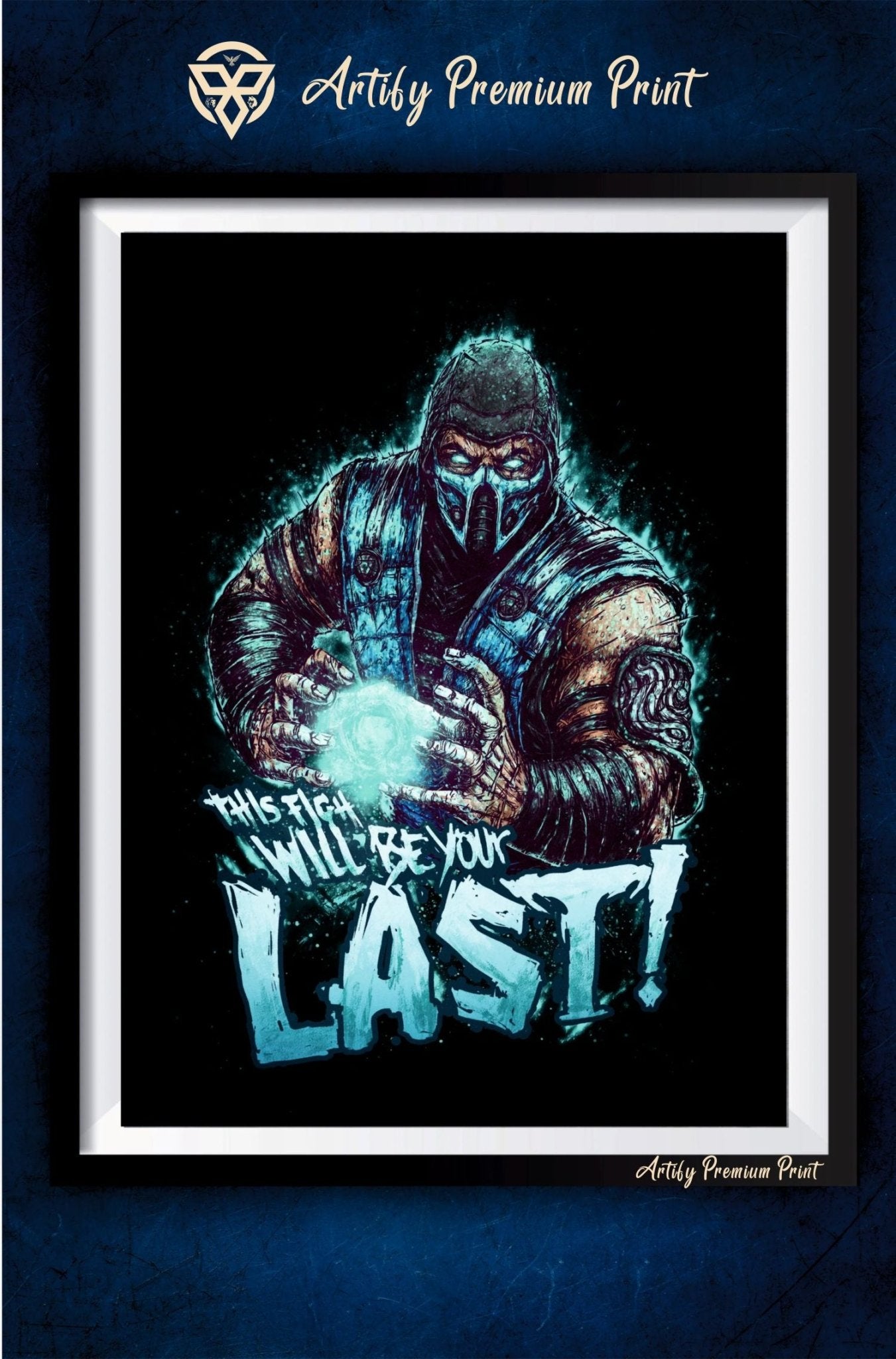 Mortal Kombat Sub - Zero Poster || Games Poster || Premium Glossy Photo - Artify Premium PrintArtify Premium Print5X7Mortal Kombat Sub - Zero Poster || Games Poster || Premium Glossy Photo