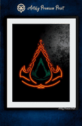 Assassin's Creed Logo Poster || Games Poster || Premium Glossy Photo