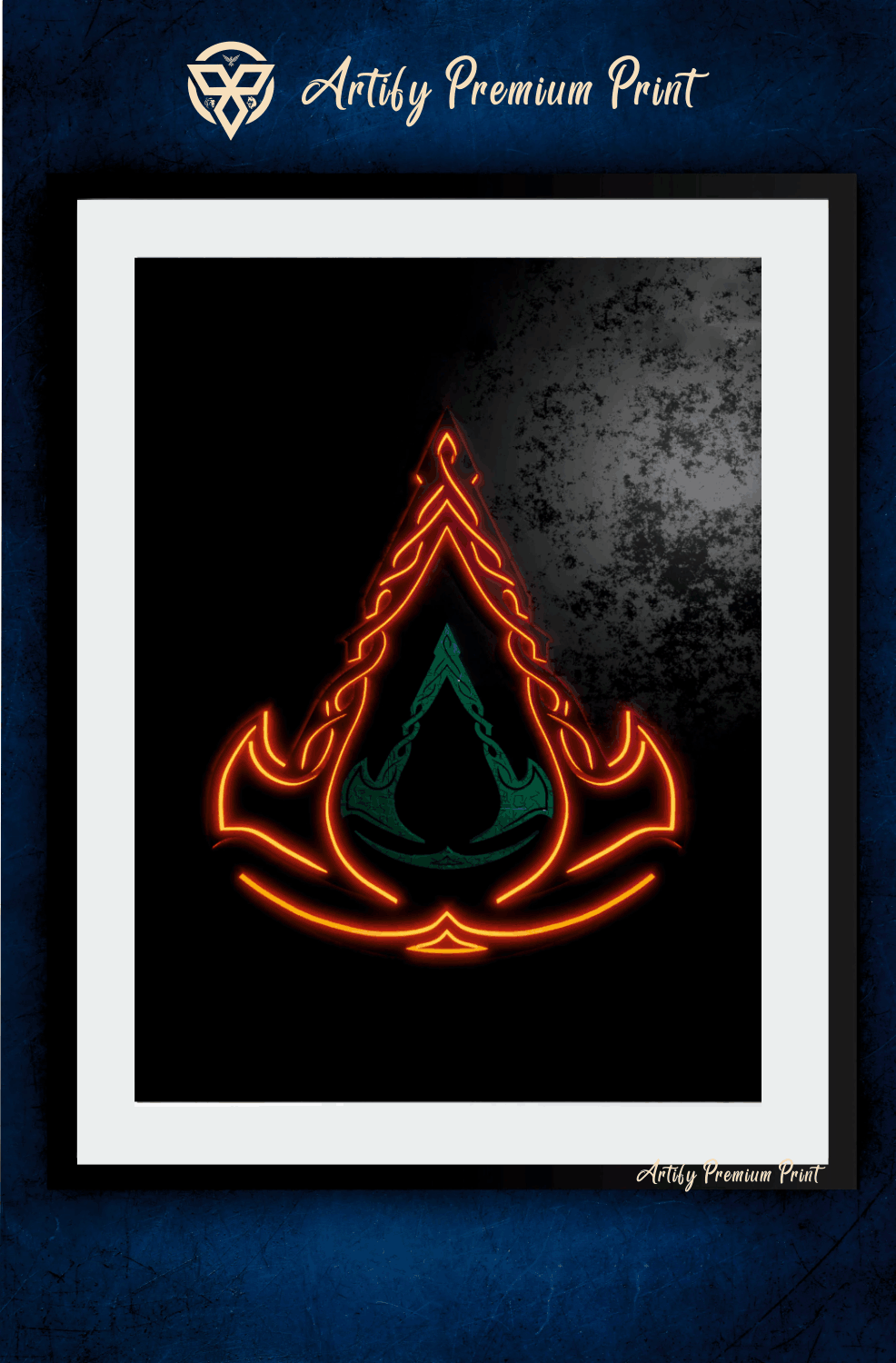 Assassin's Creed Logo Poster || Games Poster || Premium Glossy Photo